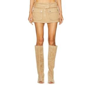 NWT Simon Miller Campo Cargo Skirt in Khaki Size XS